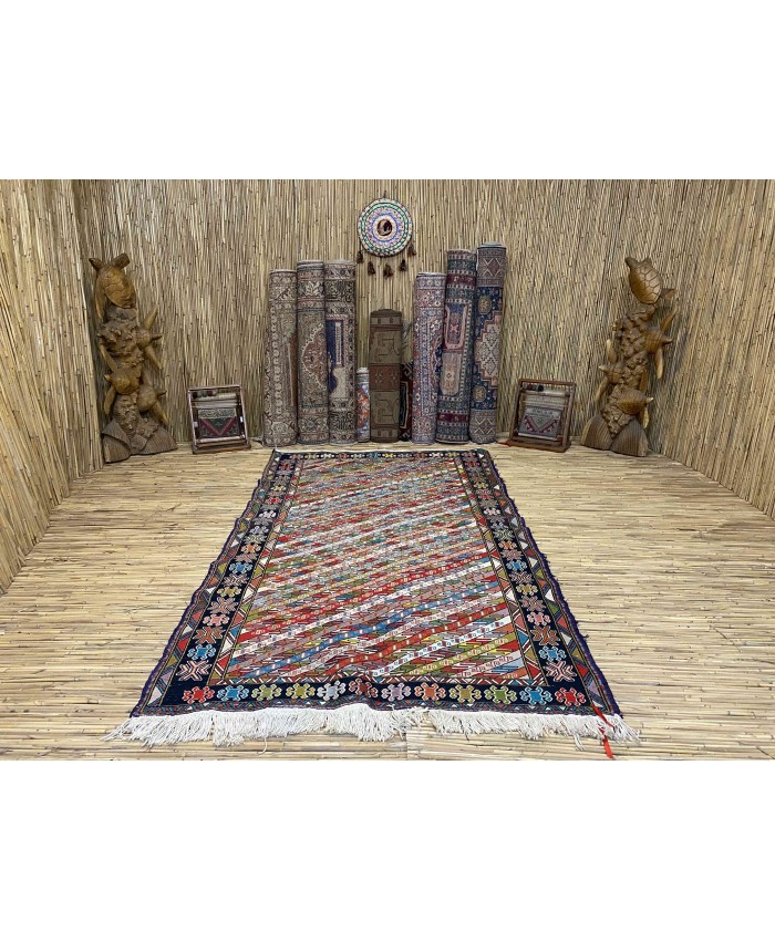 Handmade Hakkari Şehsavan Original Wool On Cotton Kilim – FREE SHIPPING..!